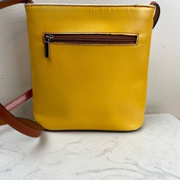 VERA PELLE ITALY MINI CROSSBODY LEATHER BAG - Picture 4 of 8